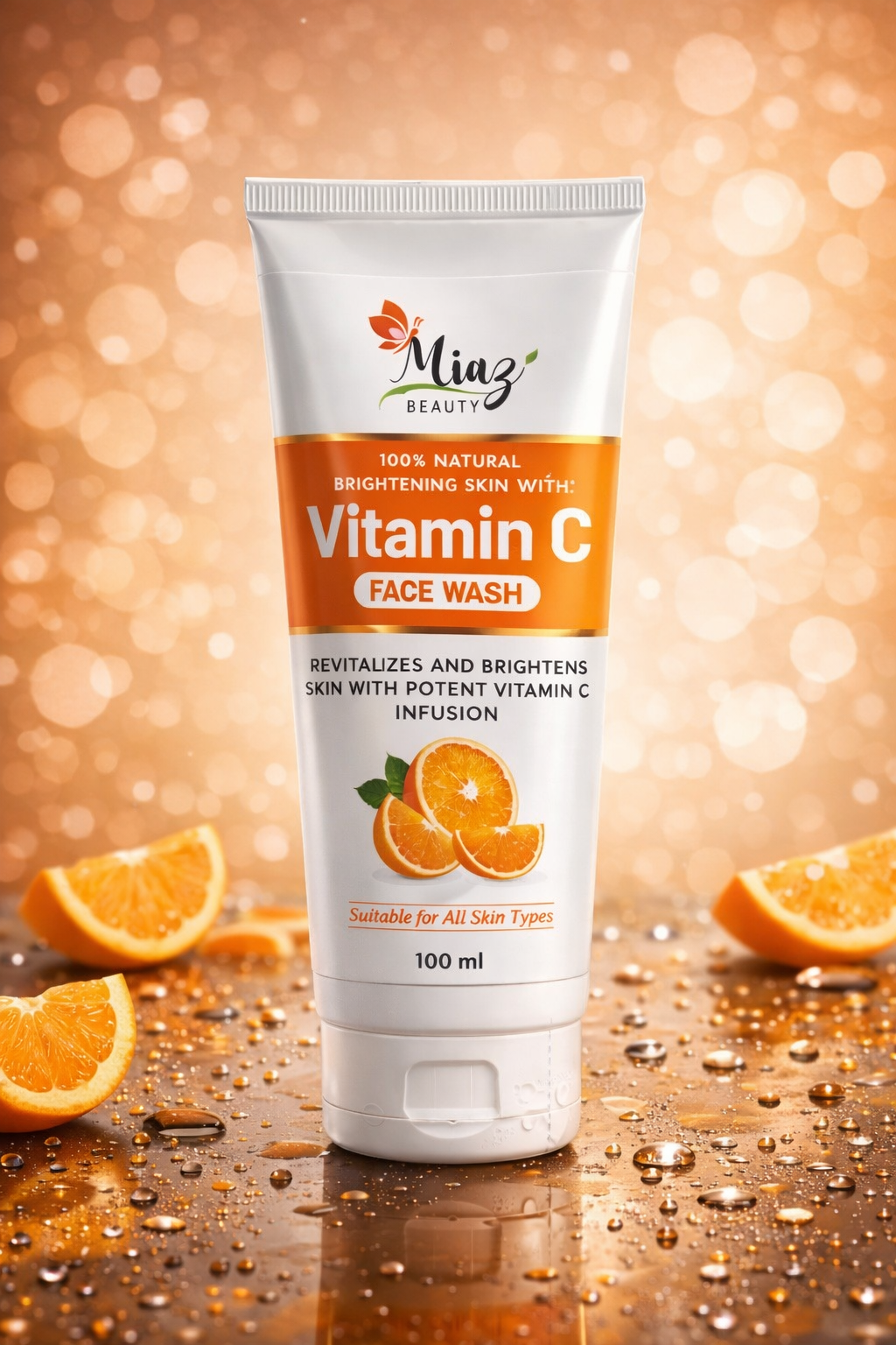 Miaz Beauty – Vitamin C Face Wash (100 ml)