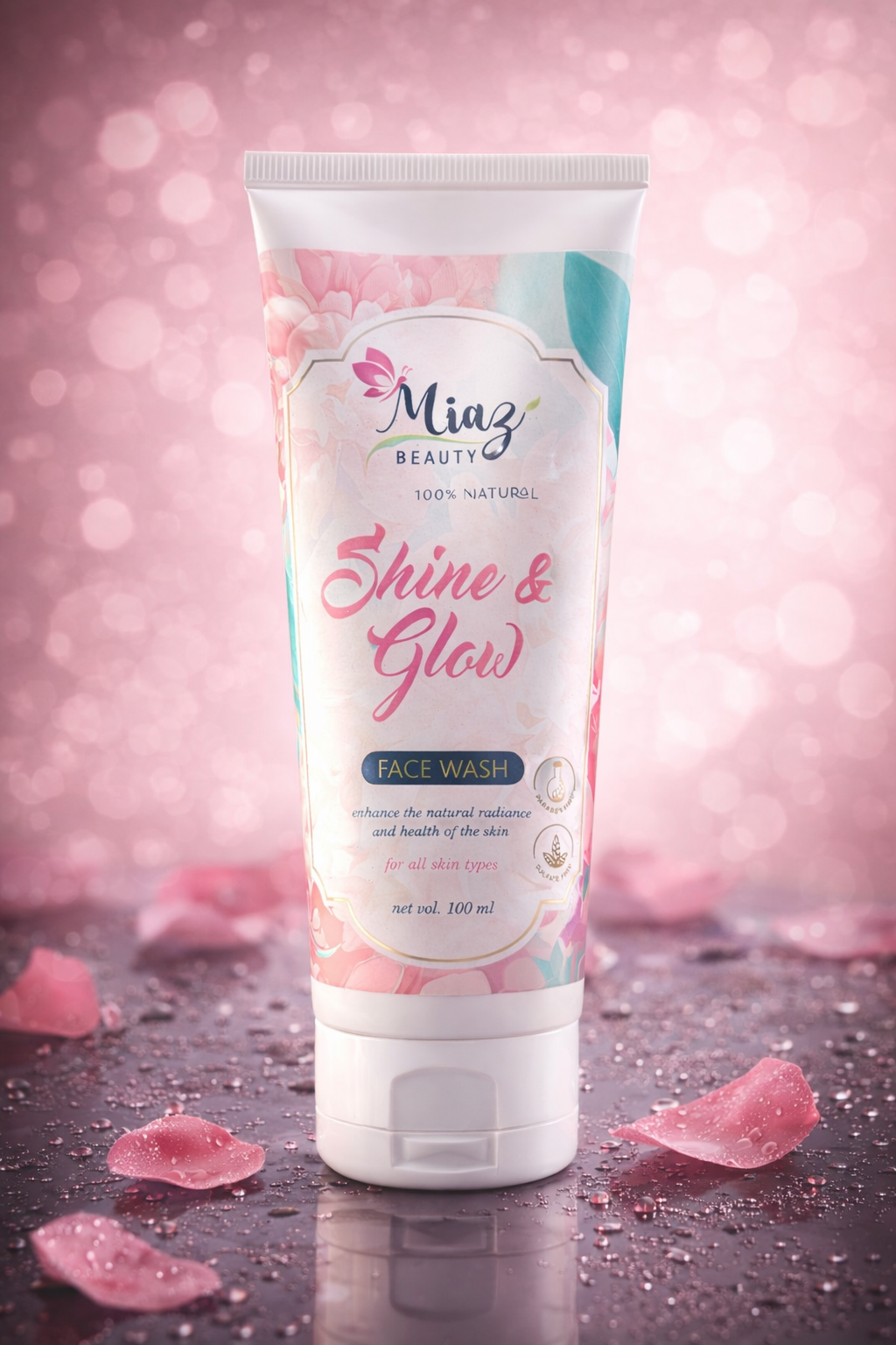 Miaz Beauty – Shine & Glow Face Wash (100 ml)